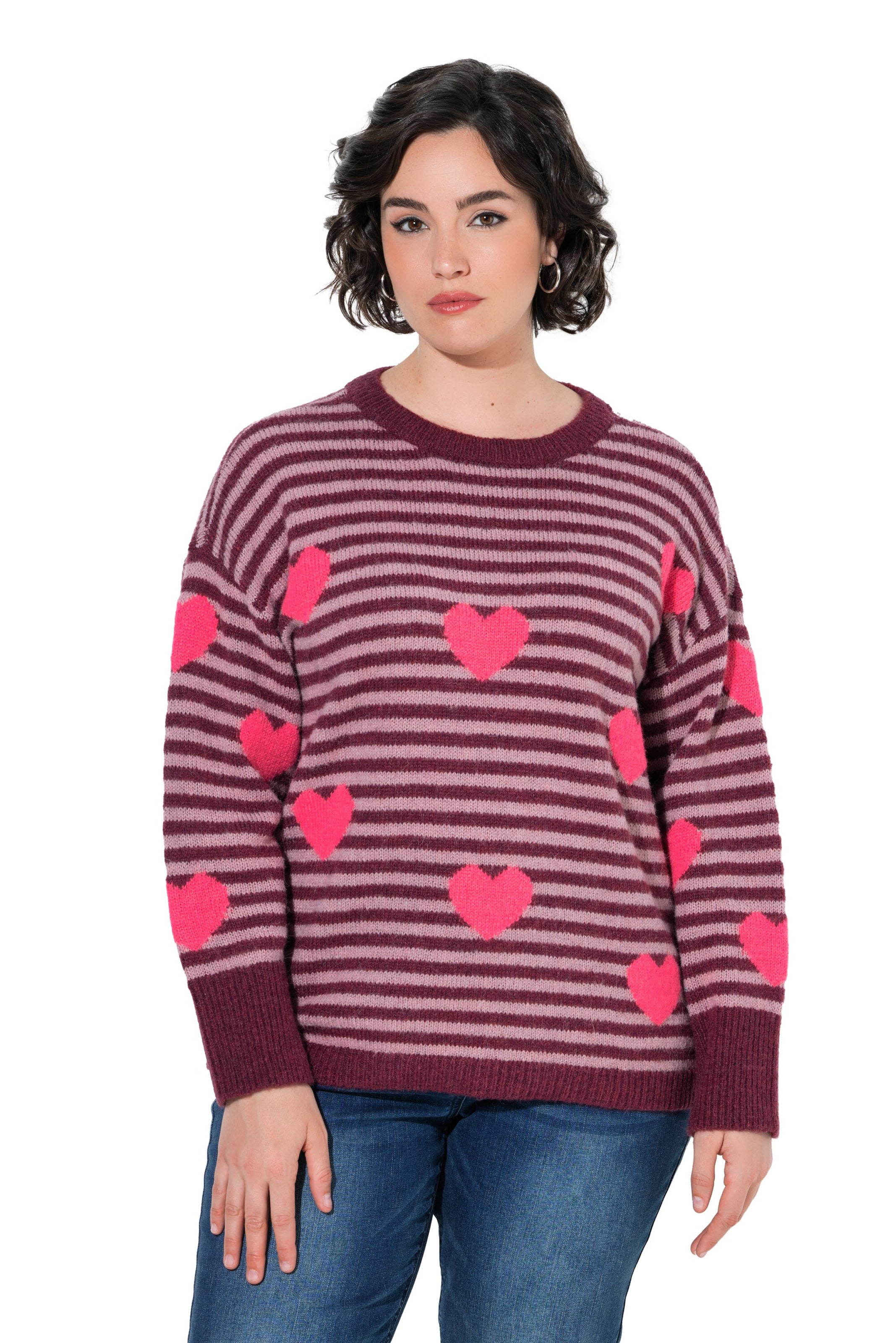 Ulla Popken Pullover in Lila: Vorderseite