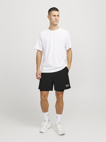 JACK & JONES Regular Sportbroek in Zwart: voorkant