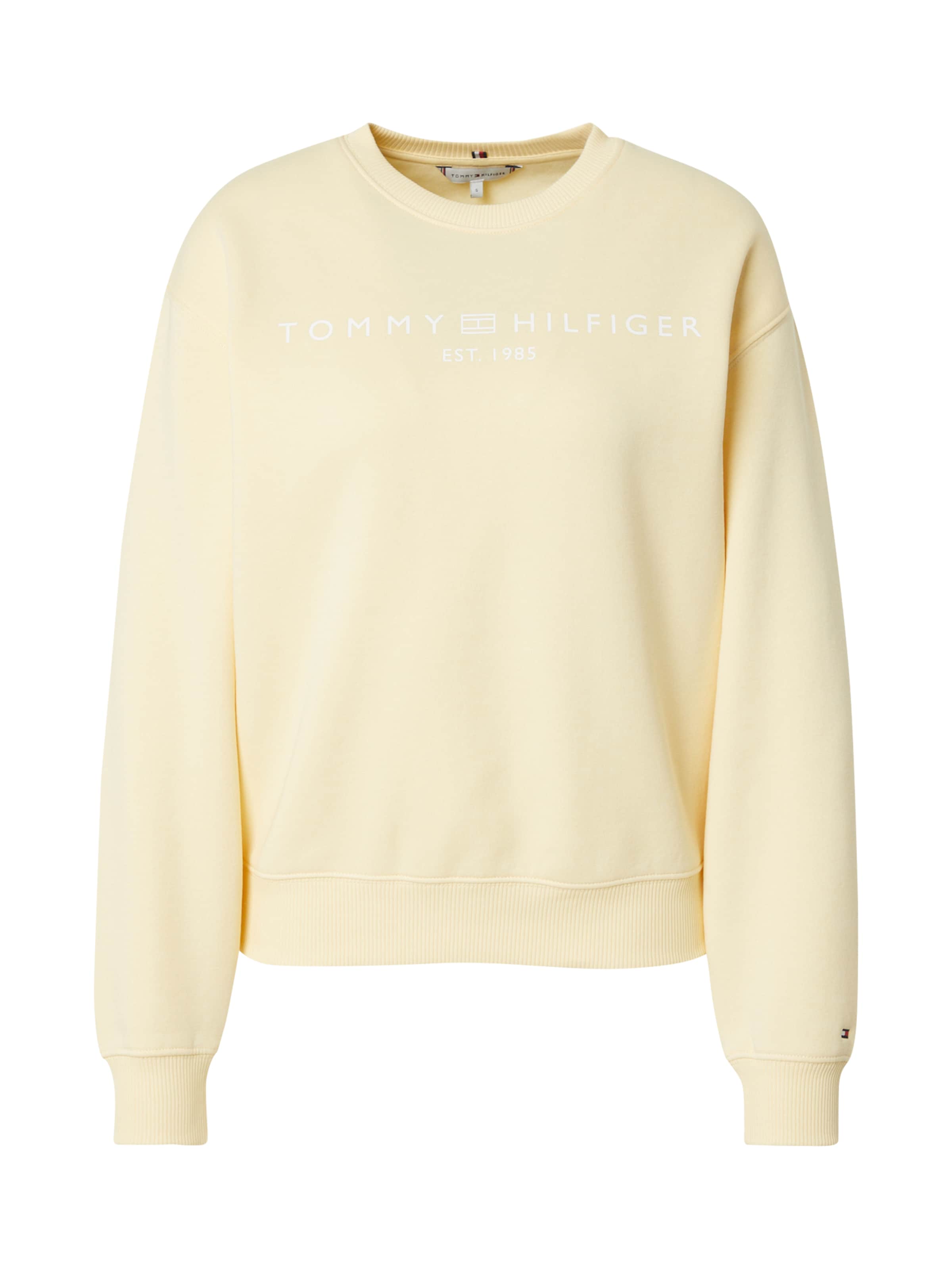 TOMMY HILFIGER Sweatshirt in Gelb: Vorderseite