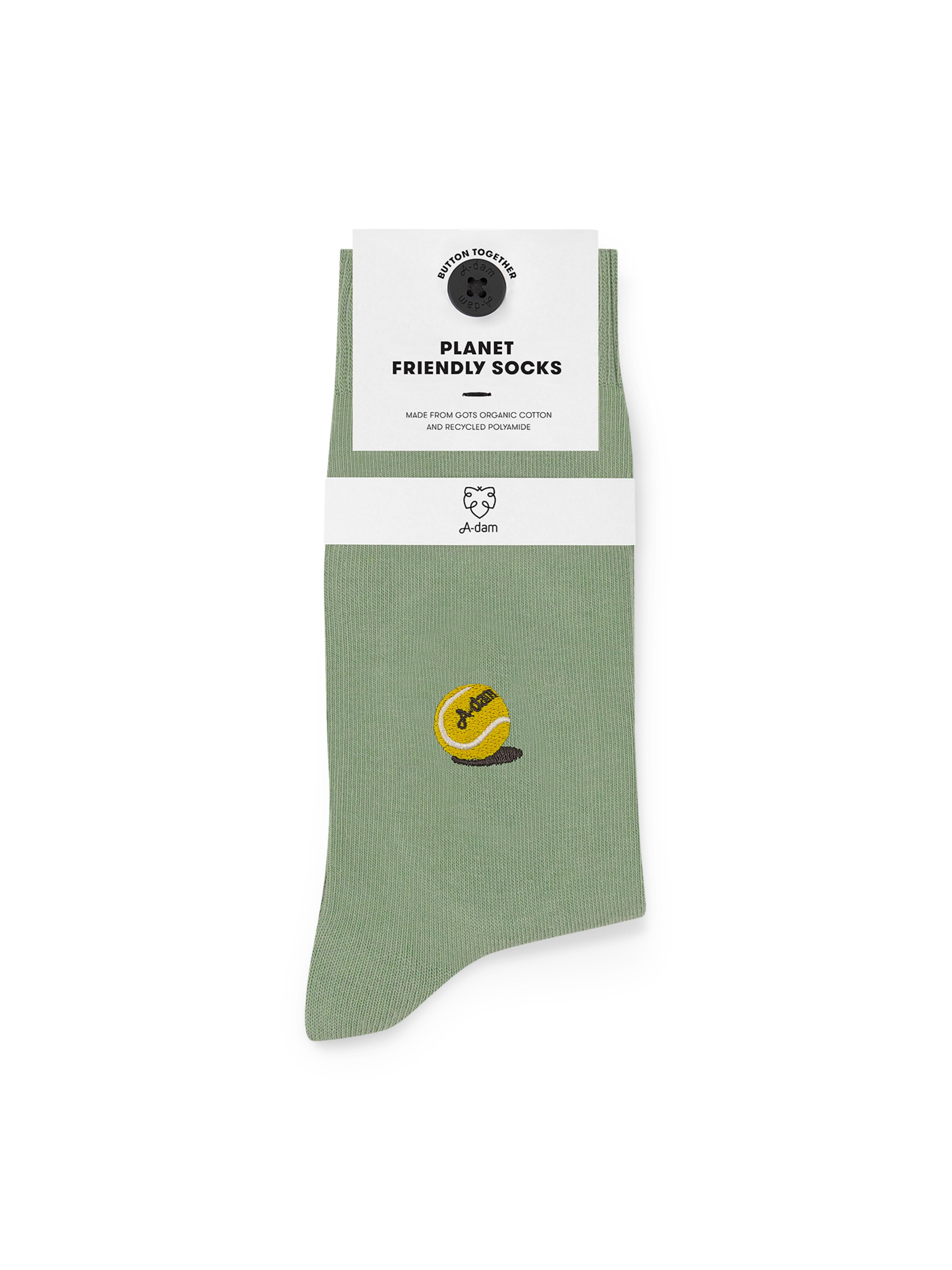 A-dam Socks 'Tennisball' in Green