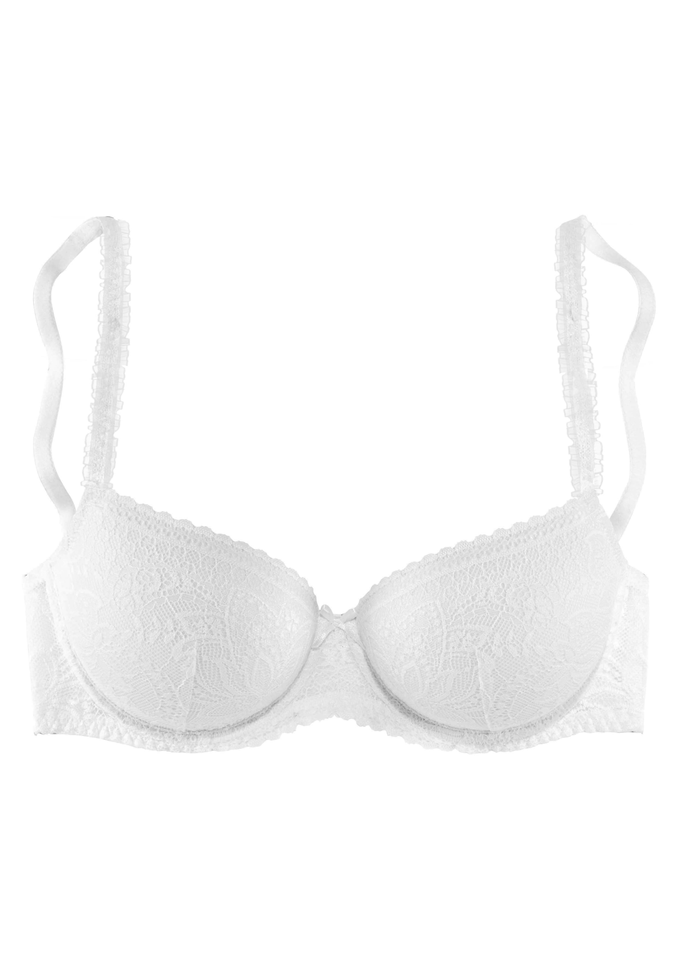 LASCANA Bra in White: front