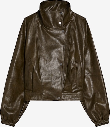 Bershka Välikausitakki värissä vihreä: etupuoli