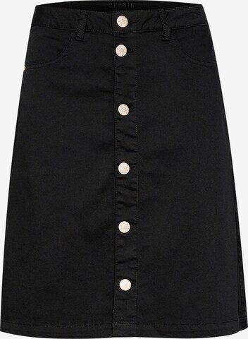 Cream Skirt 'Alma' in Black: front