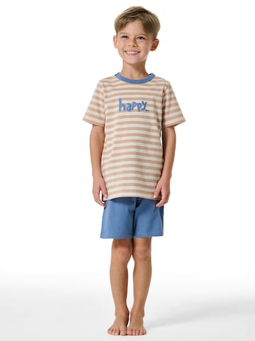 Pyjama 'Nature Love' SCHIESSER en beige : devant