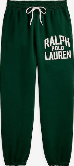 Polo Ralph Lauren Hlače u tamno zelena / bijela, Pregled proizvoda