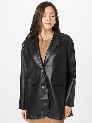 Nasty Gal Blazer 'Outta the Way' in Black: front