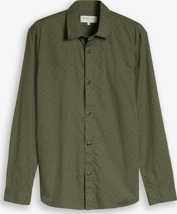 Chemise TOM TAILOR DENIM en vert : devant