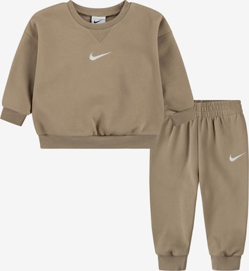 Nike Sportswear Joggingpak 'ESSENTIAL' in Beige: voorkant