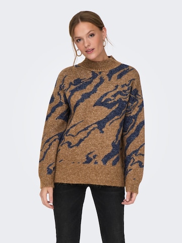 ONLY Sweater 'TANYA' in Brown