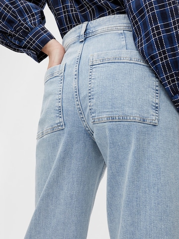 Wide Leg Jean 'Sylvie' ONLY en bleu