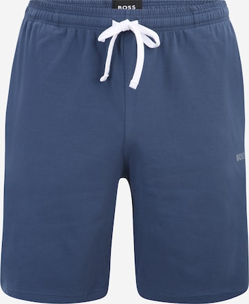 HUGO BOSS Pajama Pants in Blue: front