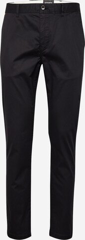 SCOTCH & SODA Slimfit Chino hlače 'Essentials - Mott' | črna barva: sprednja stran