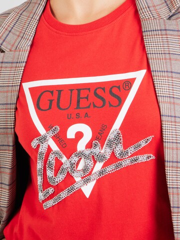 GUESS T-Shirt in Rot