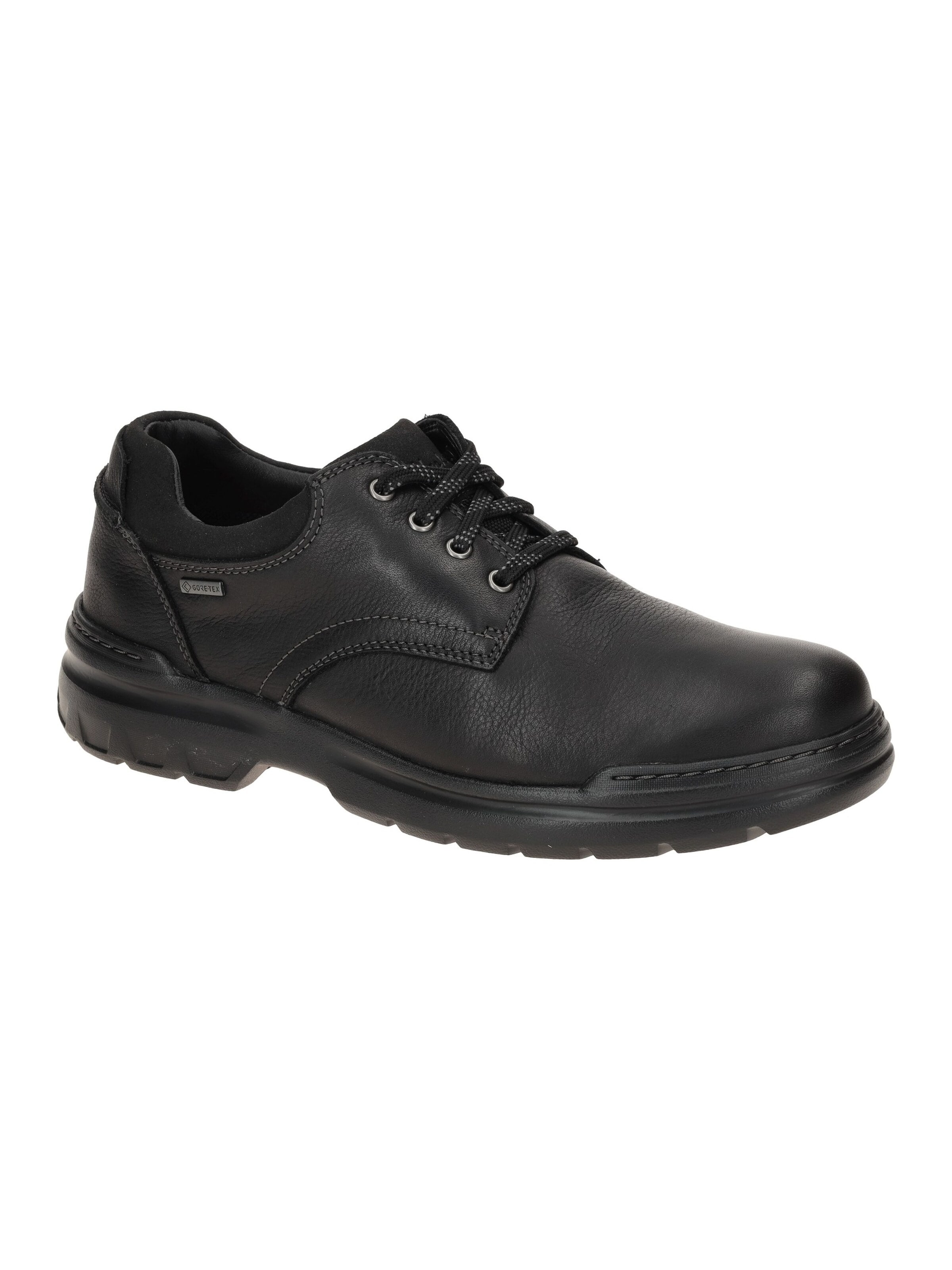 CLARKS Schnürschuh 'Clarks Rockie Walk Schuhe schwarz GORE-TEX H-Weite'‌‌‌‌‌‌‌‌‌‌ in Schwarz: Vorderseite