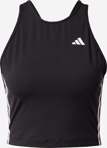 ADIDAS PERFORMANCE Sports top 'Aeroready 3-Stripes ' in Black: front