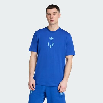 ADIDAS ORIGINALS Shirt 'Messi' in Blue: front