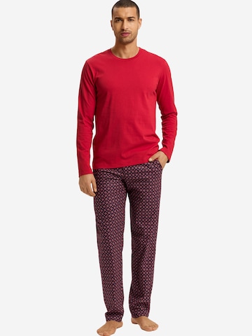 Hanro - Calças de pijama 'Night & Day' em vermelho