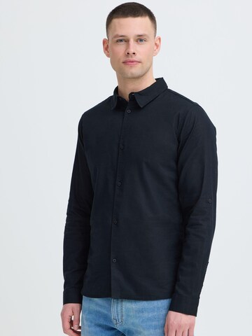 INDICODE JEANS Regular fit Button Up Shirt ' IDMonko ' in Black: front