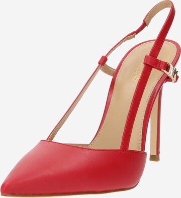 MICHAEL Michael Kors Slingpumps 'VERONICA' in Rot: predná strana