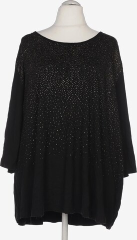 Ulla Popken Langarmshirt 10XL in Schwarz: Vorderseite