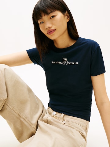 Tommy Jeans Tričko - Modrá