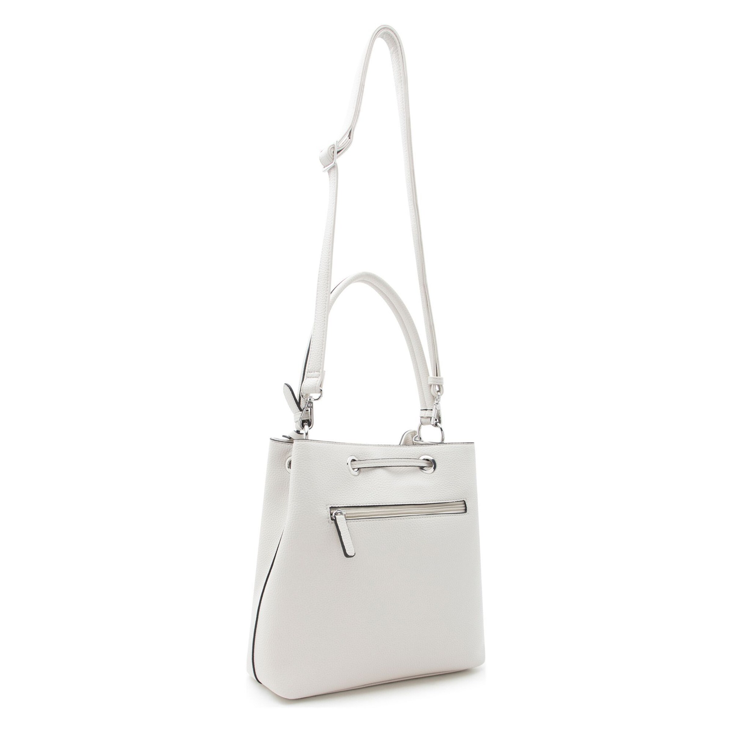 L.CREDI Pouch 'Ebony' in White