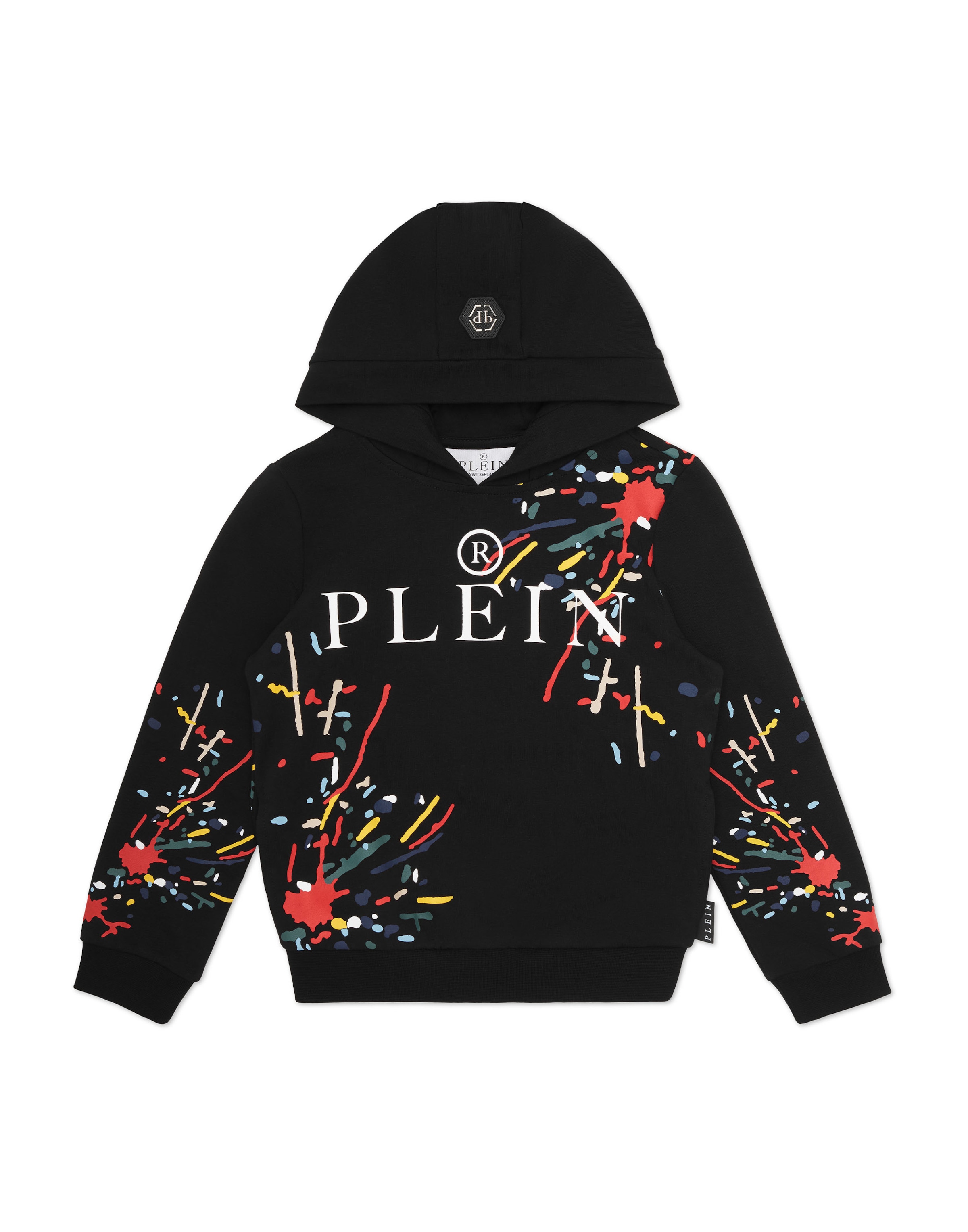 Philipp Plein - Sudadera en negro: frente