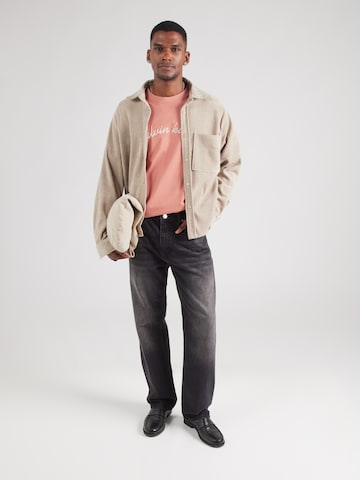 Calvin Klein Jeans Футболка в Оранжевый