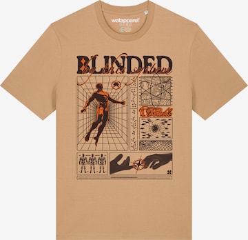Maglietta 'Blinded' di Watapparel in beige: frontale