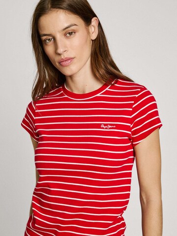 Pepe Jeans Shirt 'Meribel' in Rood