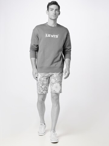 LEVI'S ® Regular Fit Sweatshirt 'Relaxd Graphic Crew' in Blau