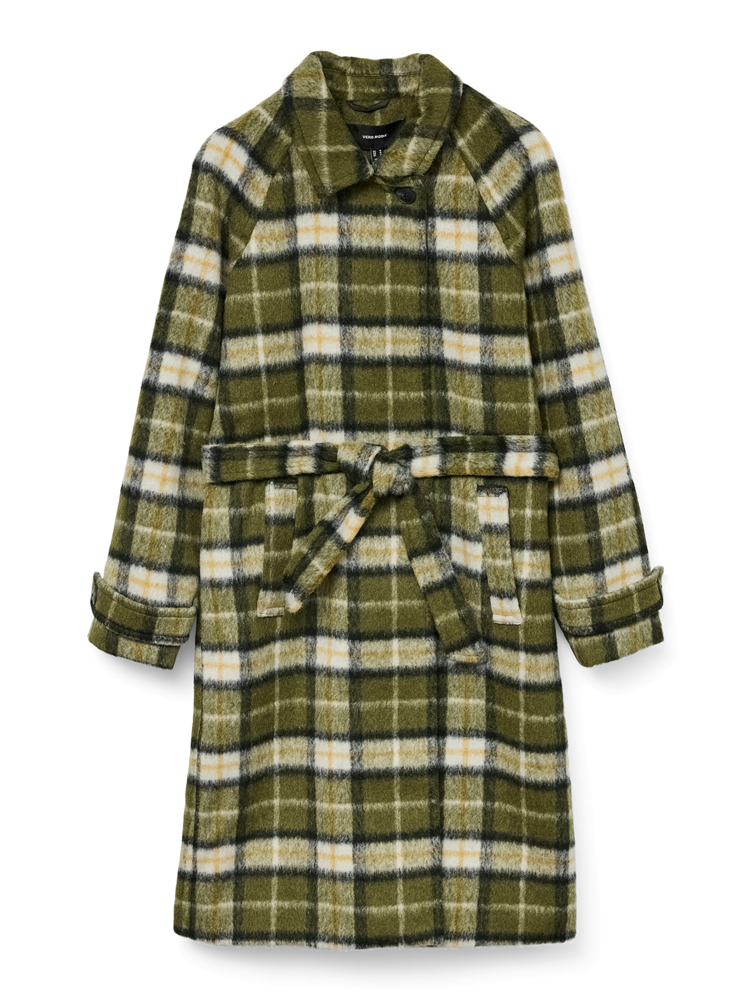 VERO MODA Демисезонное пальто в Зеленый: спереди