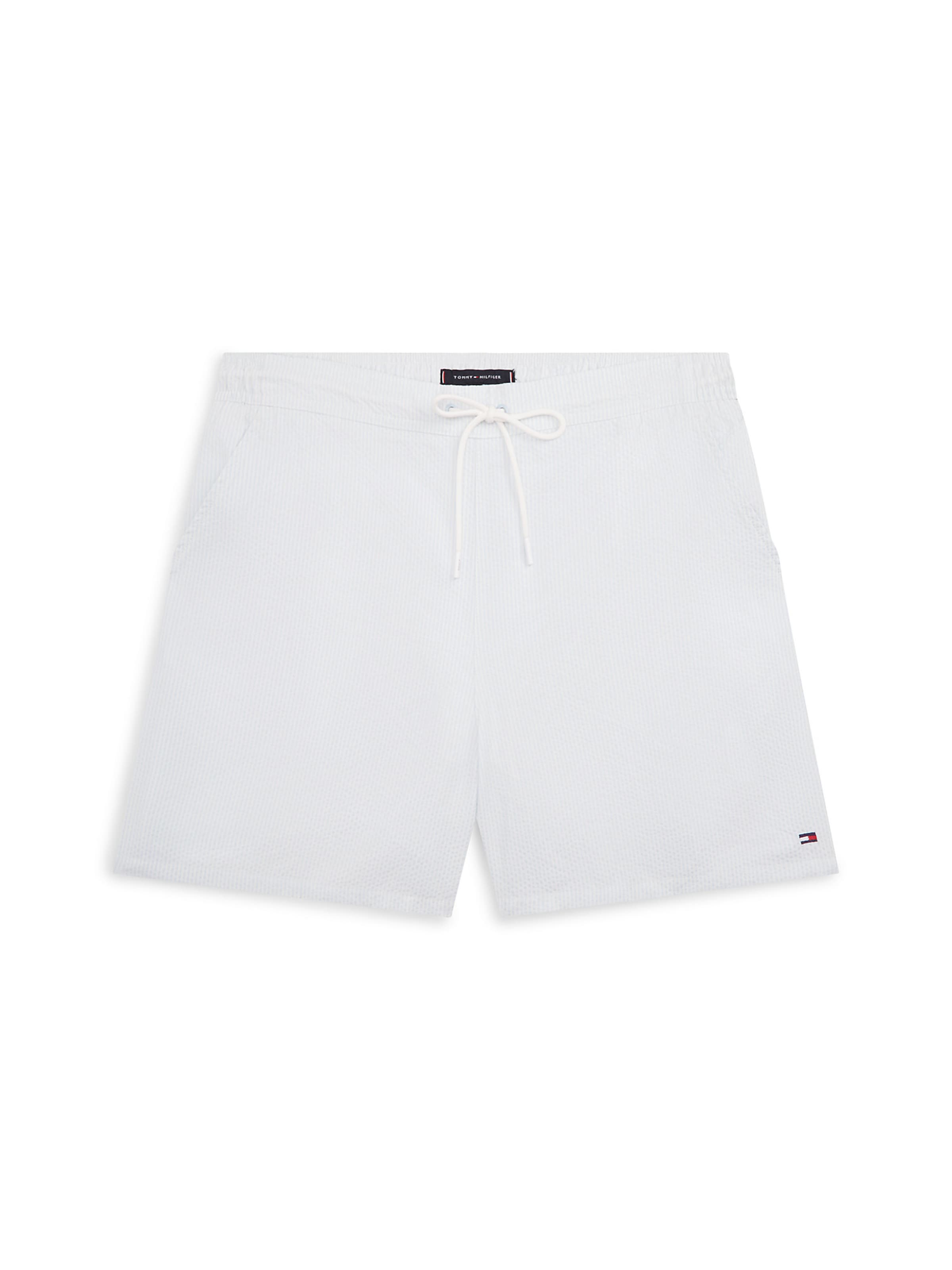 TOMMY HILFIGER Zwemshorts 'ITHACA' in de kleur Pastelblauw / Wit, Productweergave