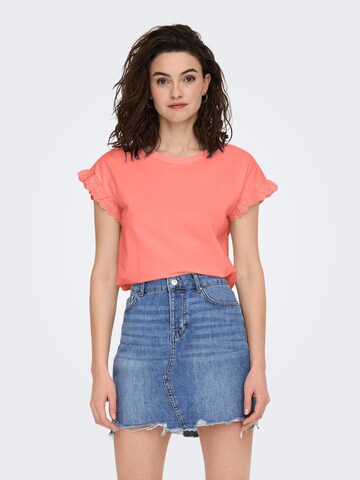 ONLY - Camiseta 'Iris' en naranja