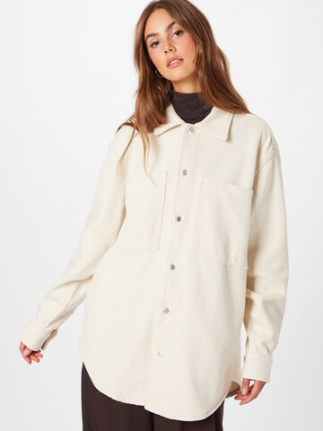 WEEKDAY Between-Season Jacket 'Alma' in White: front