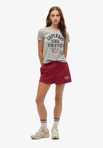Superdry Shirt 'Athletic' in Grey