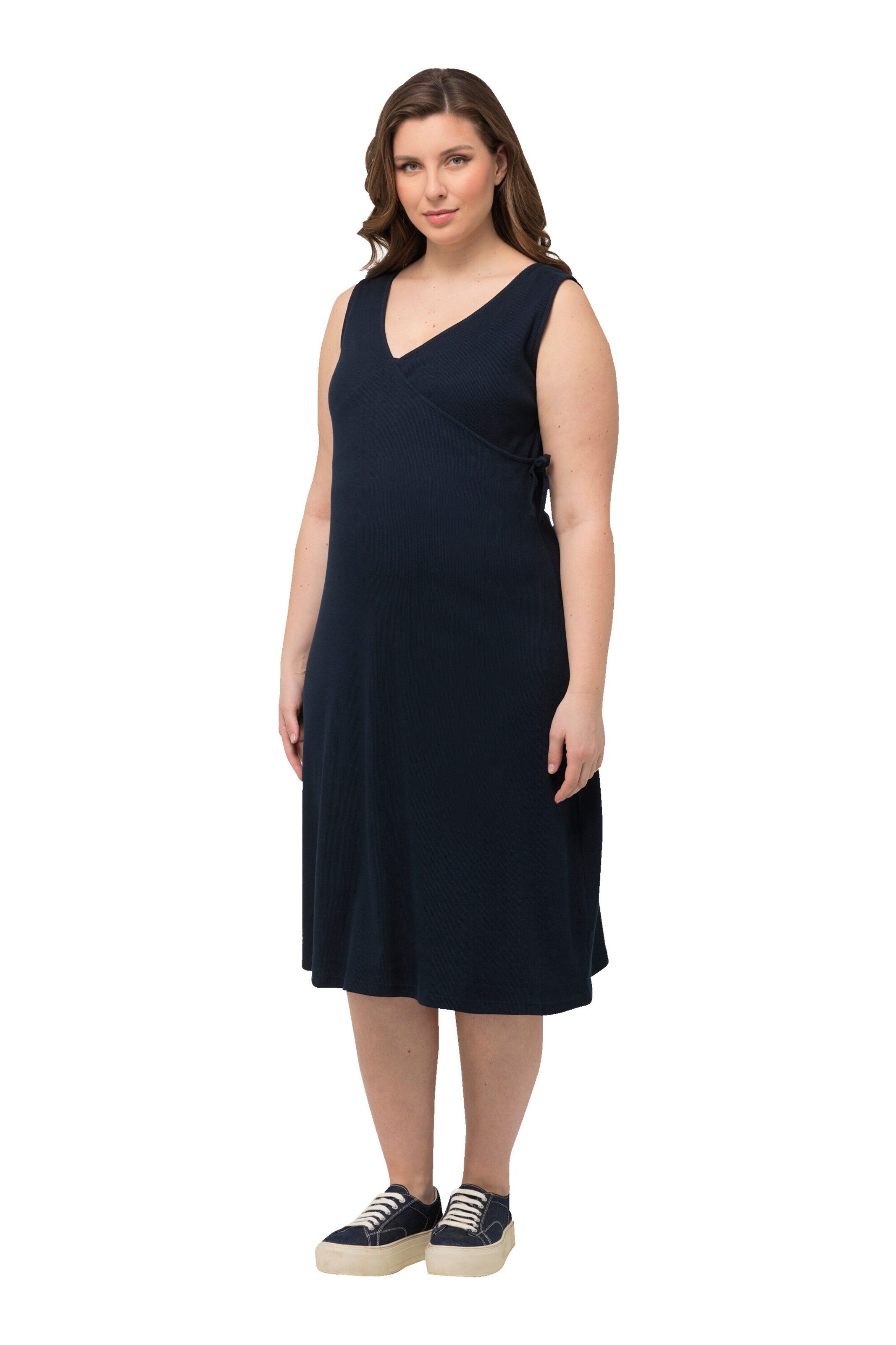 Ulla Popken Kleid in Schwarz: Vorderseite