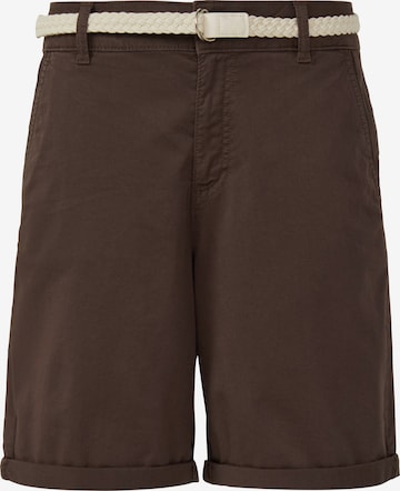 s.Oliver Chino Pants in Brown: front