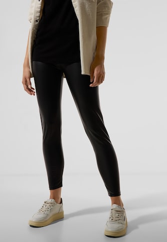 STREET ONE Skinny Leggings in Schwarz: predná strana