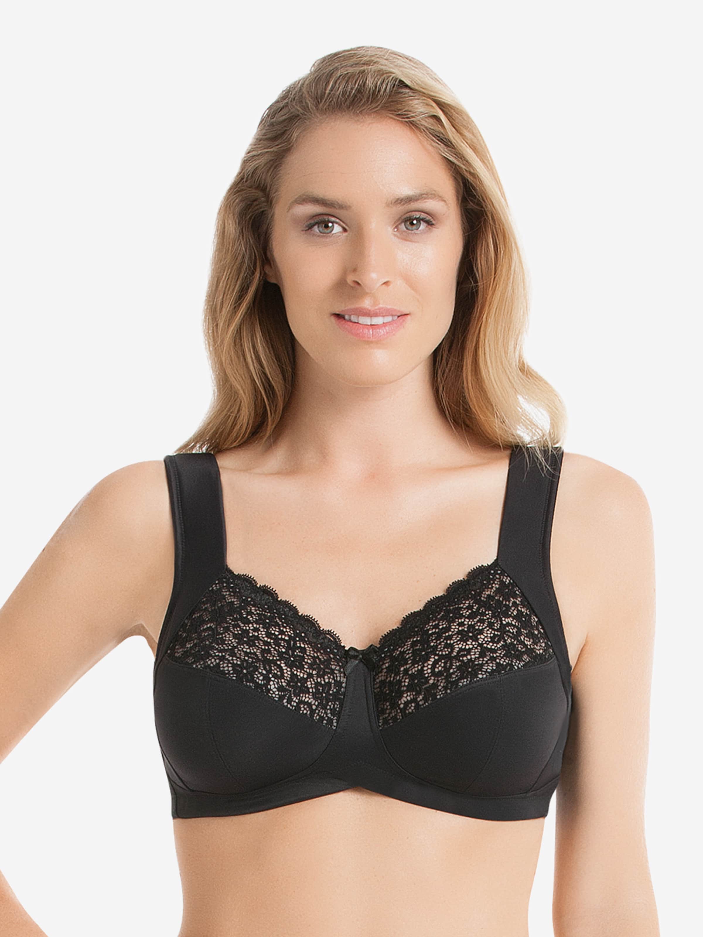 ANITA Minimizer BH 'Havanna' in Zwart: voorkant