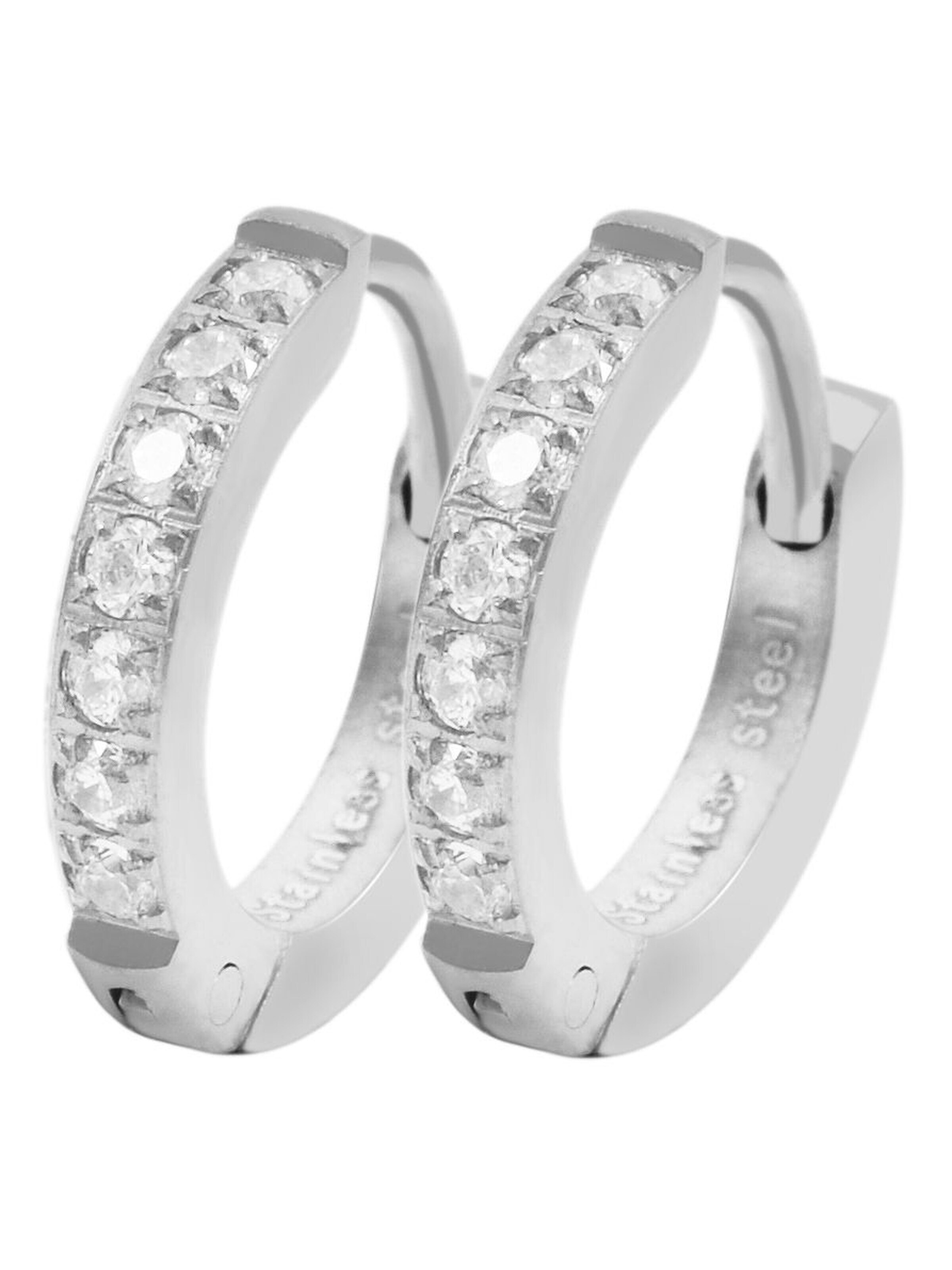 Akzent Earrings 'Nieva, silberfarbig, langlebig' in Silver
