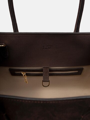 L37 HANDMADE SHOES - Bolso de mano 'BON VOYAGE' en marrón