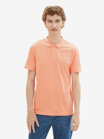 T-Shirt TOM TAILOR DENIM en orange : devant