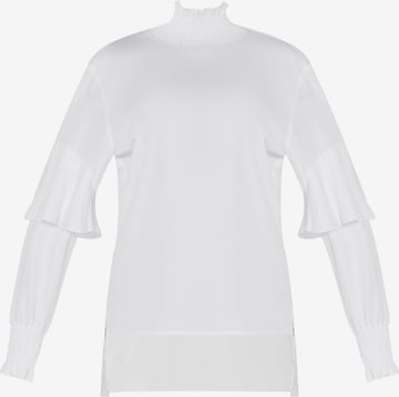 usha BLACK LABEL Blouse in White: front