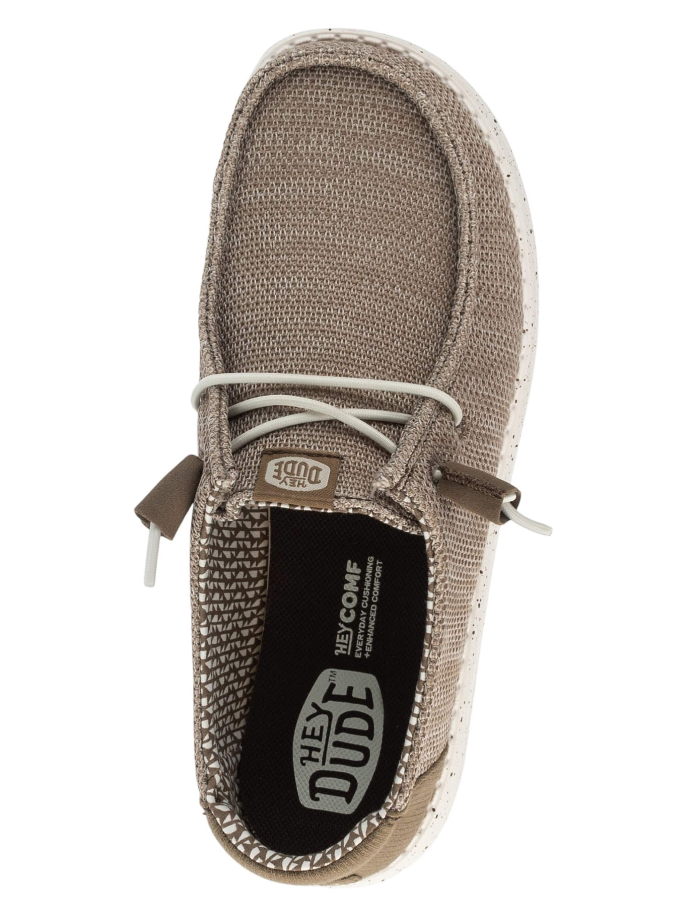 HEY DUDE Slip-ons 'Wendy Stretch Sox' in Brown