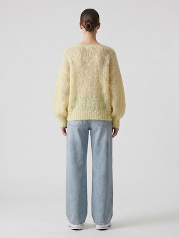 Pull-over oversize 'Milana Mohair' americandreams en jaune