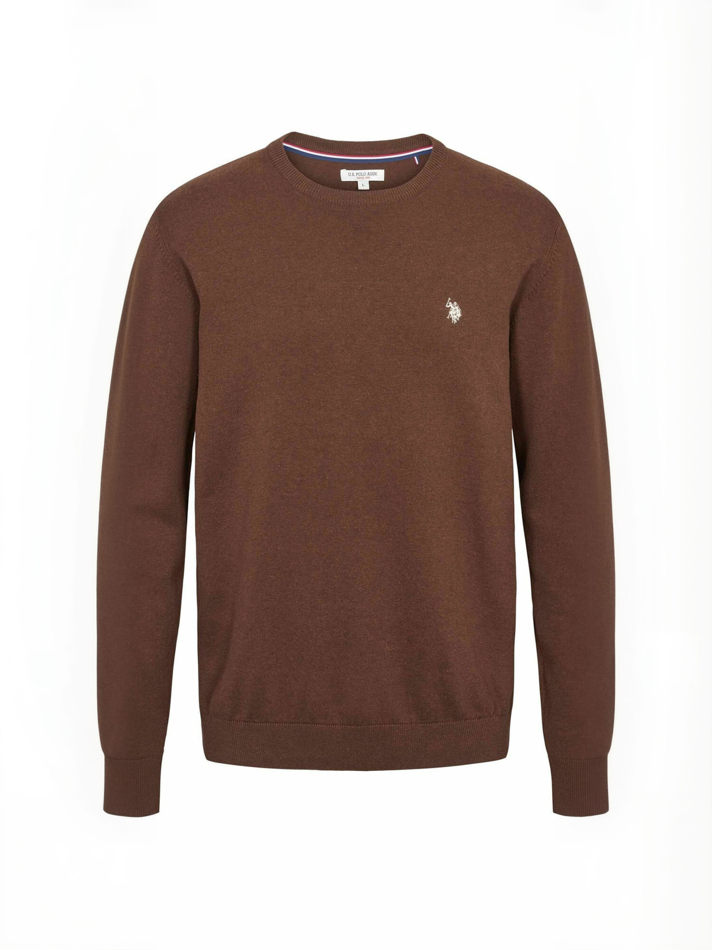 U.S. POLO ASSN. Pullover ' UMAdair ' in Braun: Vorderseite