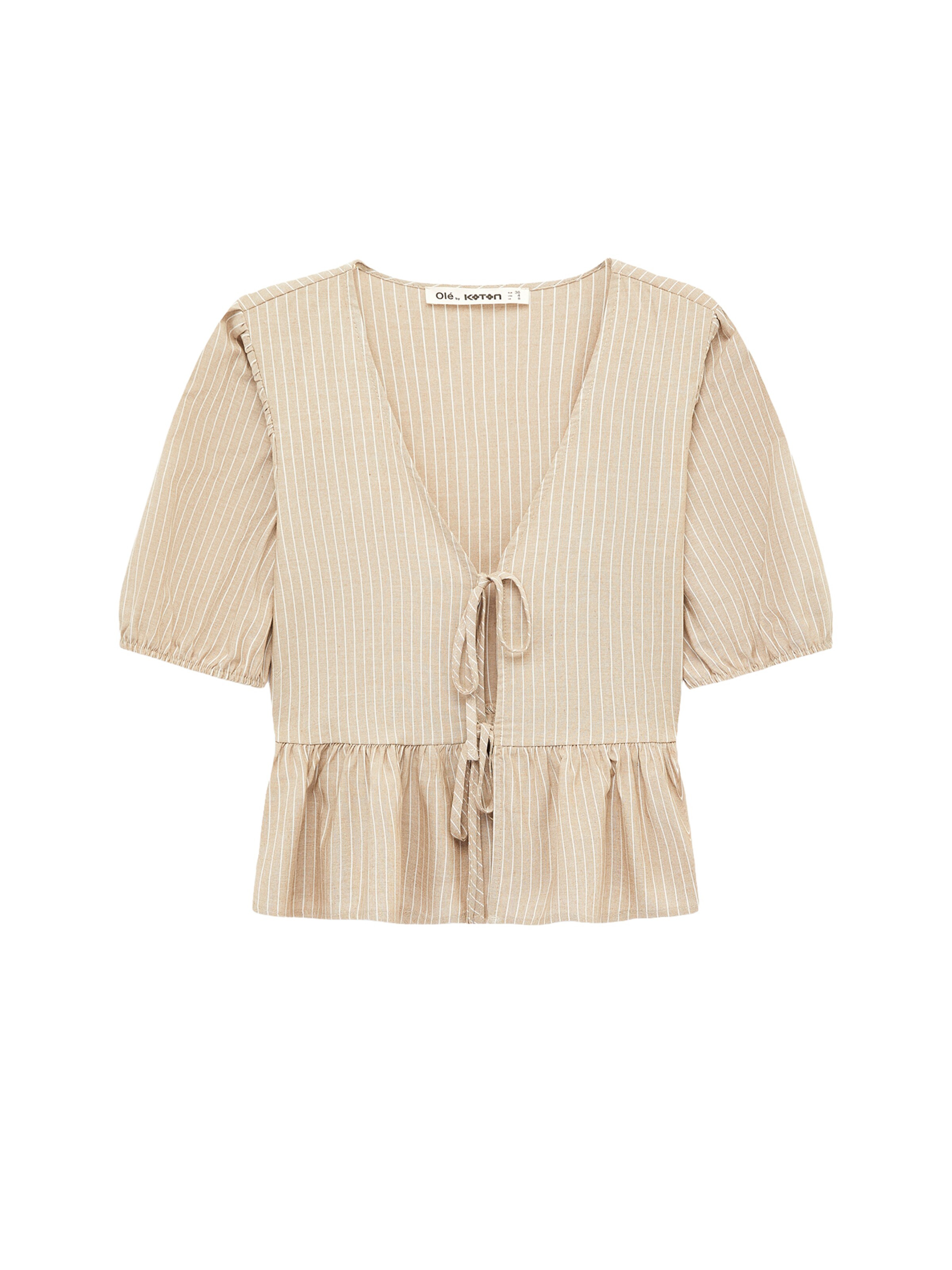Koton Blouse in XS in Sand / White, Item view