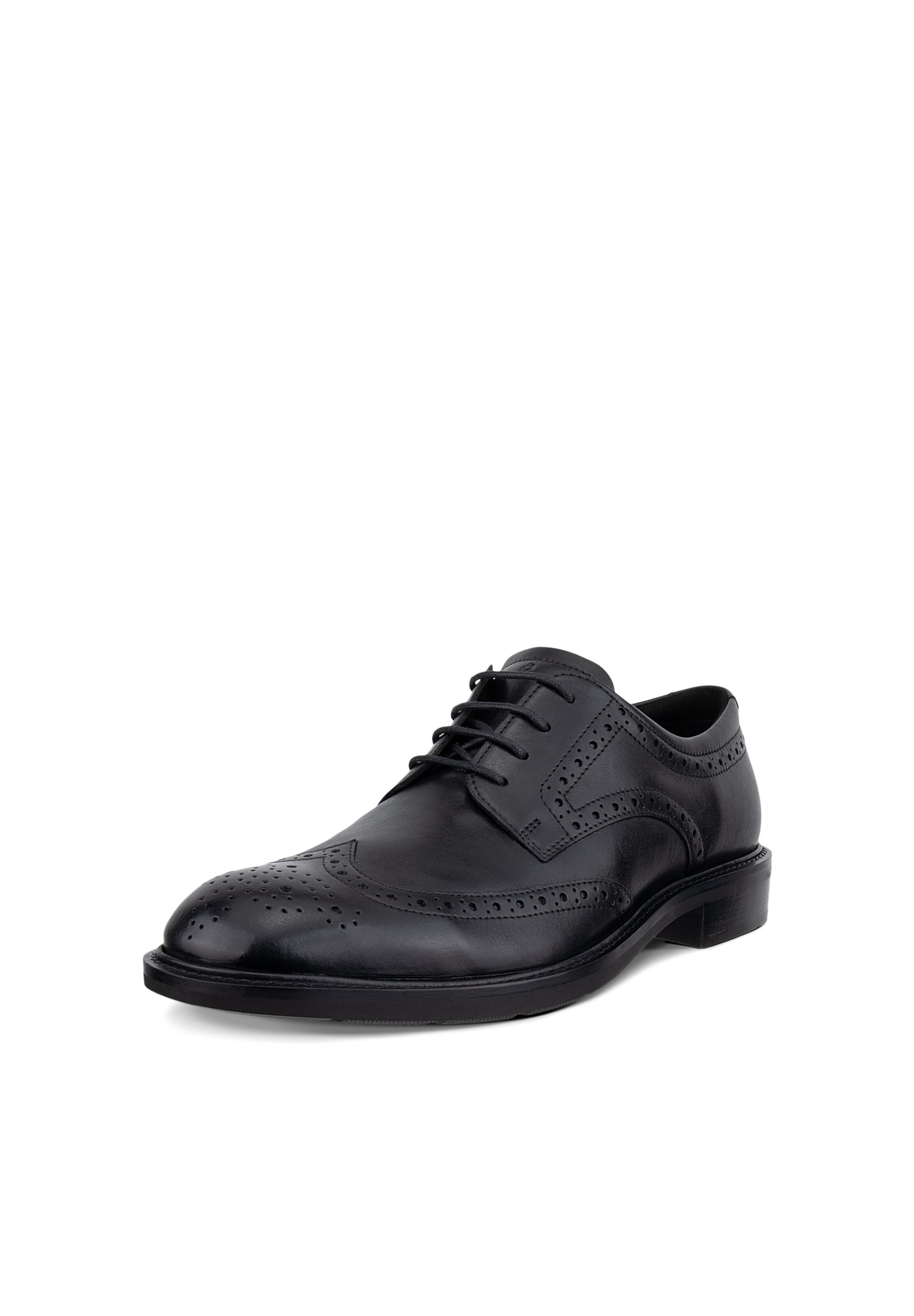 Chaussure à lacets 'Metropole Prague' ECCO en noir : devant