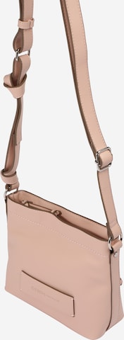 TOM TAILOR DENIM Crossbody Bag 'Zanna' in Pink: front